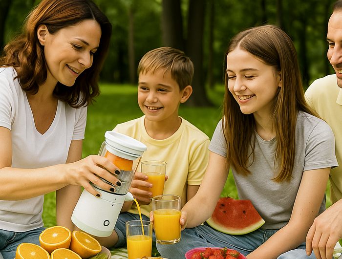 <h1><span style="text-decoration:underline"><strong>Portable Juice Extractor</strong></span></h1>