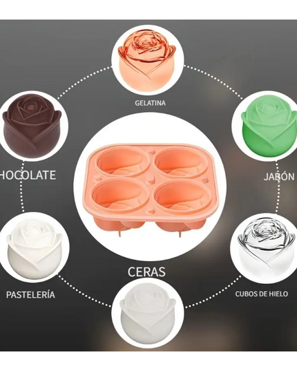 Rose Ice Cube Mold